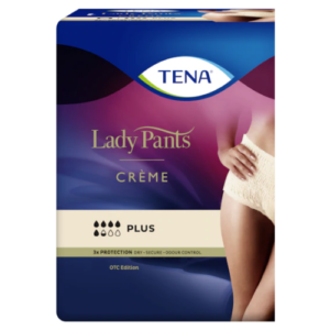 TENA Lady Pants Plus High Waist Crème - Incontinence Underwear