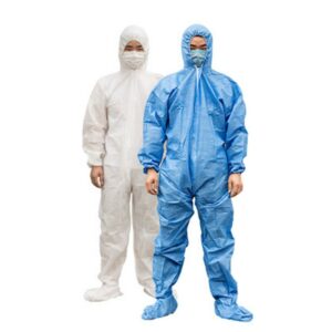 Disposable 50 gsm coveralls large