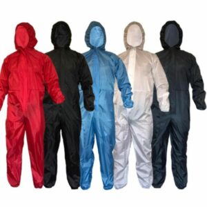 Re-usable coverall-Navy Blue/Red/Orange/White