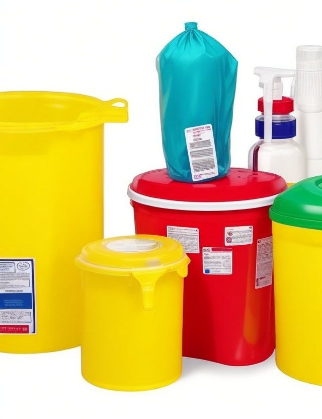 sharps container, 14"x10"