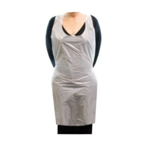Disposable Aprons – White/Clear  (100’s)