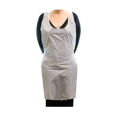 Disposable Aprons – White/Clear (100’s)