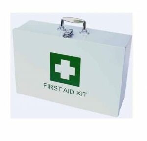 Empty Metal First Aid Box Only