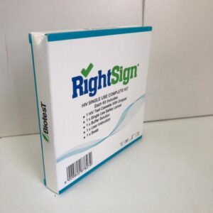 Right Sign Rapid HIV test  – Single use complete kit