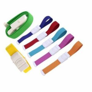 Tourniquet, Elastic with Clip – Assorted Colors