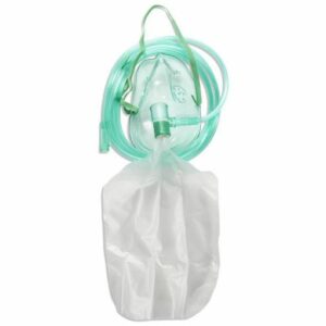 Oxygen Mask Non-Rebreather 2m tubing + Bag – Paed
