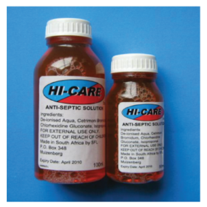 Antiseptic Solution – 100ml – HI-CARE