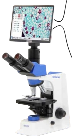 Digital LCD Microscope (Biological) with optical system MAS-BIO04