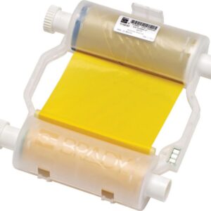 Brady Yellow High Performance Ribbon for Printing White B-595 Material for the Printers BBP3X/S3XXX/i3300 B30-R10000-YL 110mmx60m
