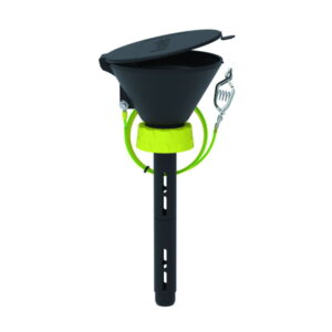 Bohlender b.safe Funnel 130 S 65 – Ø 130 mm, Black, with Lance, Static‑Dissipative PE‑EX