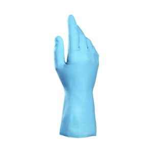 MAPA Latex Gloves Vital 117 Size 8 Blue Inside Velouris