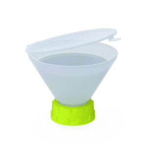 Bohlender b.safe Funnel 130 S 55 – Ø 130 mm, Static‑Dissipative PE‑EX, White