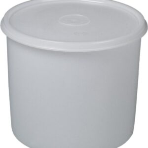 Bürkle All-Purpose Box 2000 ml, Round, PE 148/169x143 mm, Translucent, with Screw Cap PE