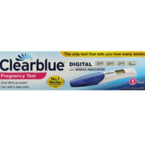 Clearblue Digital Pregnancy Test with weeks indicator – Single