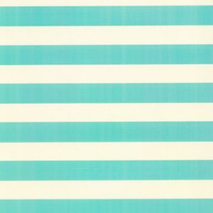 Cream with Blue Stripe Giftwrap (5m x 50cm)