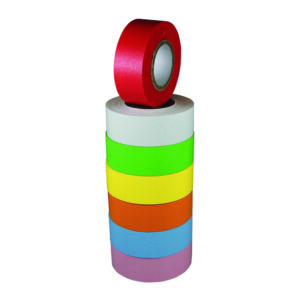 LLG Adhesive Label Tape, Yellow Length: 12.7 m, Width: 25.4 mm, Pack of 3
