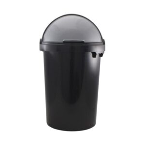 50L Black Dustbin