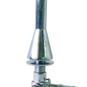 Teclu burner for natural gas with stopcok, pilot flame and air regulator