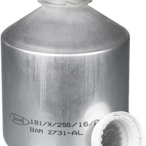 Bürkle Aluminium Bottles 3000 ml with PP-Screw Cap, Pack of 10