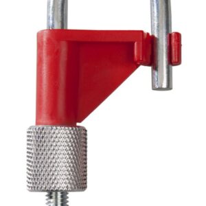 Bürkle Stop-It Tubing Clamp with Easy-Click Closure, Red, for Tubes up to 20 mm Diameter