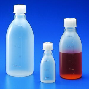 Kartell Narrow Neck Bottle 100 mL PP Graduated with Closure GL 18