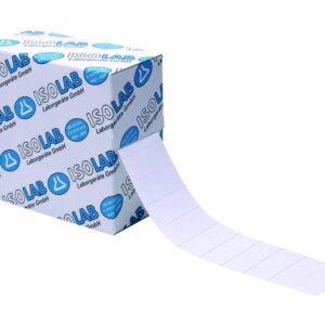 ISOLAB Label Rectangular Form 38x19 mm White Pack of 1000 Cryo Use