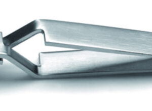 Ideal-tek Reverse Action Tweezers 110 mm Type 5X.SA, Fine Tip, Strong, Stainless Steel, Anti-Magnetic
