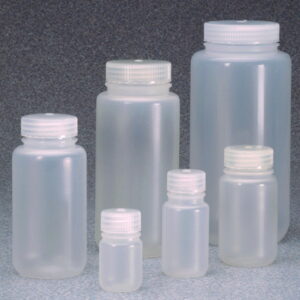 Thermo Nalgene 500 mL Wide-Mouth Polypropylene Bottles with Closure, Pack of 125
