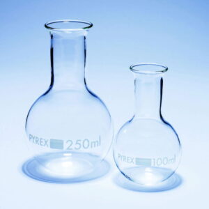 DWK PYREX 6000mL Narrow Neck Flat Bottom Flask