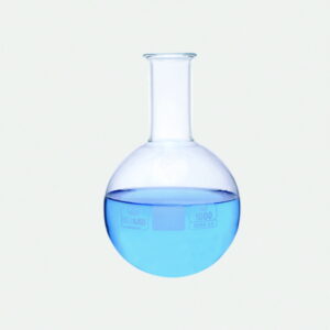 ISOLAB Round Bottom Flask 500 mL Clear Glass - Pack of 10