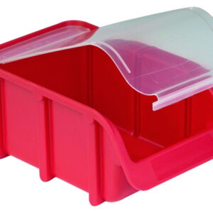Hünersdorff Storage Bin PP Size 1 Red 100x115/85x75mm without EAN