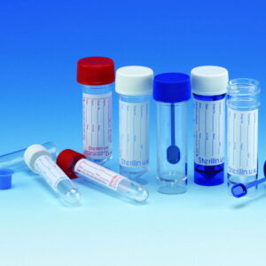 Universal container 30 ml, PS no label, flow seal cap pack of 400