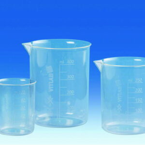 VITLAB Griffin Beaker 500 ml PMP/TPX with Sublime Scale