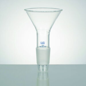 LLG Powder Funnel Ø 80 mm NS 19/26 Boro 3.3, Pack of 2