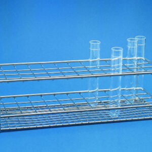 Württ Test Tube Stands (Stainless Steel, 18x18mm, Height 70mm, 4 x 12 Openings)