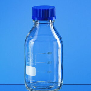 Laboratory Bottle 25ml with thread and graduation pack of 10
