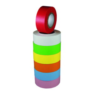 LLG Adhesive Label Tape, Orange Length: 12.7 m, Width: 12.7 mm, Pack of 6