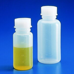 Kartell Wide Mouth Bottle 50 mL PE Graduated with Closure GL 32