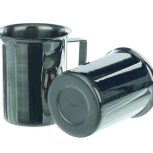 BOCHEM Beaker 1000 ml, 18/10 steel with rim, spout and handle