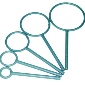 Juchheim Laborgeräte Ring with Bosshead, O.D.: 70mm, Steel with Malleable Bosshead, Powder Coated