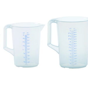 Measuring jug 1000ml, PP, 2 scales transparent, closed handle