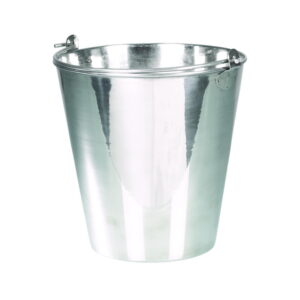 Bürkle Bucket 15 L, Stainless Steel, V2A