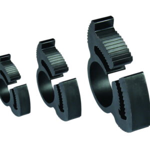HCL Fasteners Herbie Tubing Clamp, Size D (12.0-14.5 mm), Black