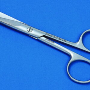 B. Braun Aesculap Surgical Scissors 130 mm, Rust-Free, Straight Pointed/Blunt