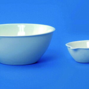 LLG Evaporating Dish 274/6, 450 mL, 145 x 55 mm, Flat Bottom, with Drain