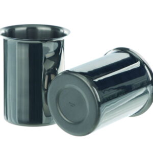 BOCHEM Beaker 2000 ml, 18/10 Steel with Rim, Without Spout