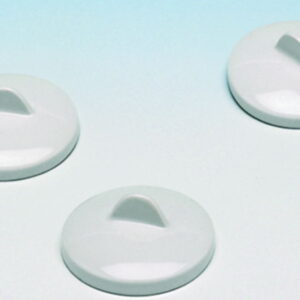 Haldenwanger Crucible Lid, Ø 54mm, Porcelain, Suitable for Crucible Ø 48mm (DIN 12904)