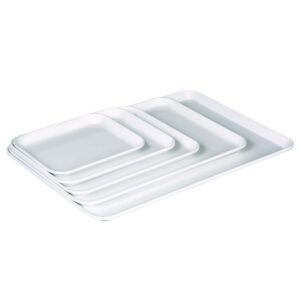 Bürkle Instrum. Tablet, 355x240x17mm White, Melamine Resin