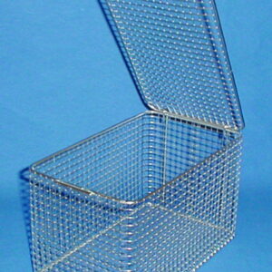 Württ Cleaning Basket with Lid (250x150x150mm, Stainless Steel)