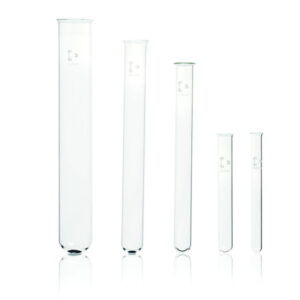 DWK Duran Test Tubes Glass with Rim 10x75 mm, Pack of 100